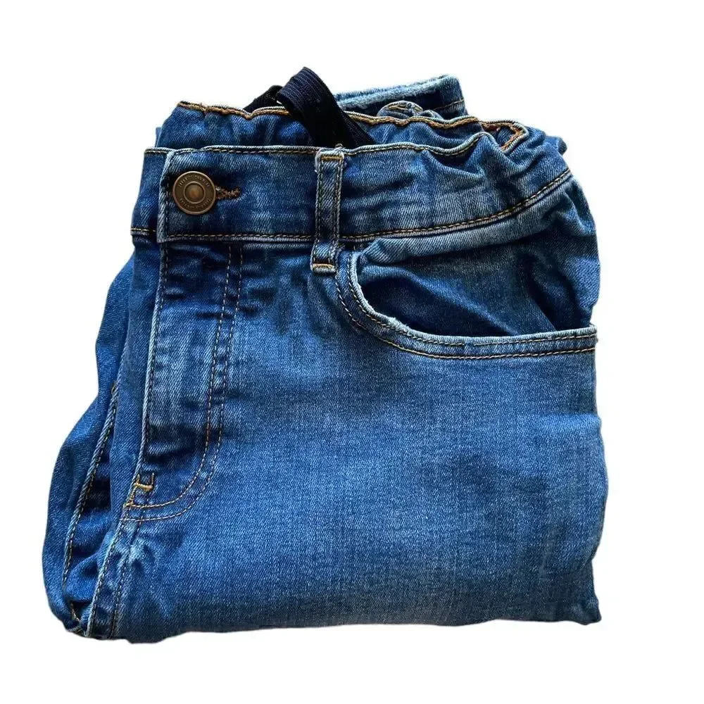 Zara Kids Destructed Slim Fit Skinny Blue Jeans  Sz 13-14